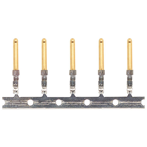 L-Com Male Crimp Circular Connector Contact, Contact Size 24/28 AWG, Wire Size 24AWG, 28 AWG