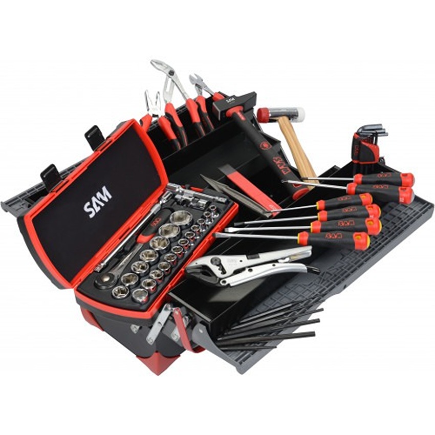 SAM 38 Piece Mechanical Tool Kit Tool Kit with Box