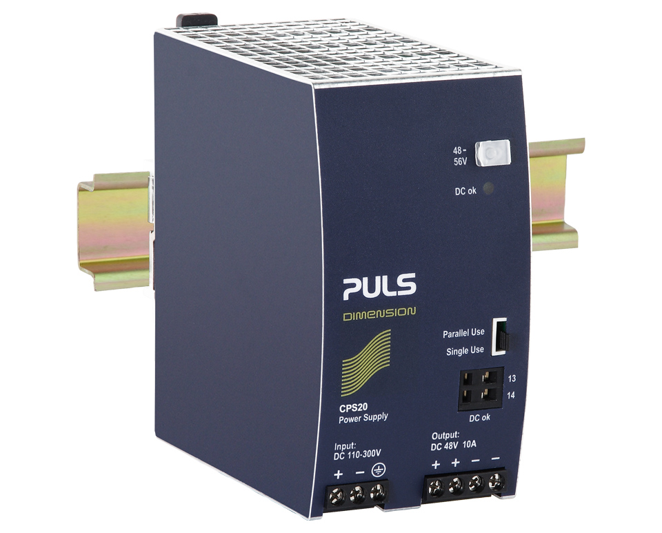 PULS CPS20 DC/DC Converter, 60V dc/ 10.3 A, 300V dc Input, 300V dc Input, Wall 576 W, 70 °C Max Temp -25 °C Min Temp
