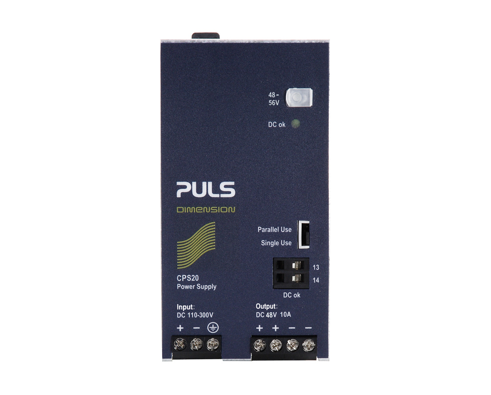 cps20481-d1 PULS CPS20 DC/DC Converter, 60V dc/ 10.3 A, 300V dc Input, 300V dc Input, Wall 576 W, 70 °C Max Temp -25 °C Min Temp