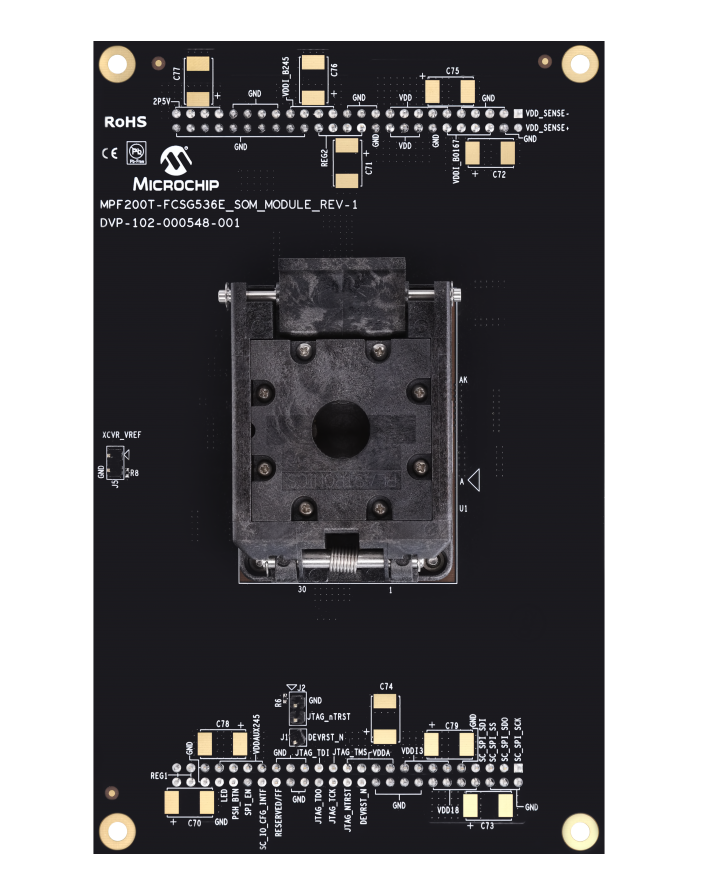 Microchip CPSOM-MPF100T-FCSG325 Adapter Development Tool MPF100T-FCSG325 for CP-PROG-BASE