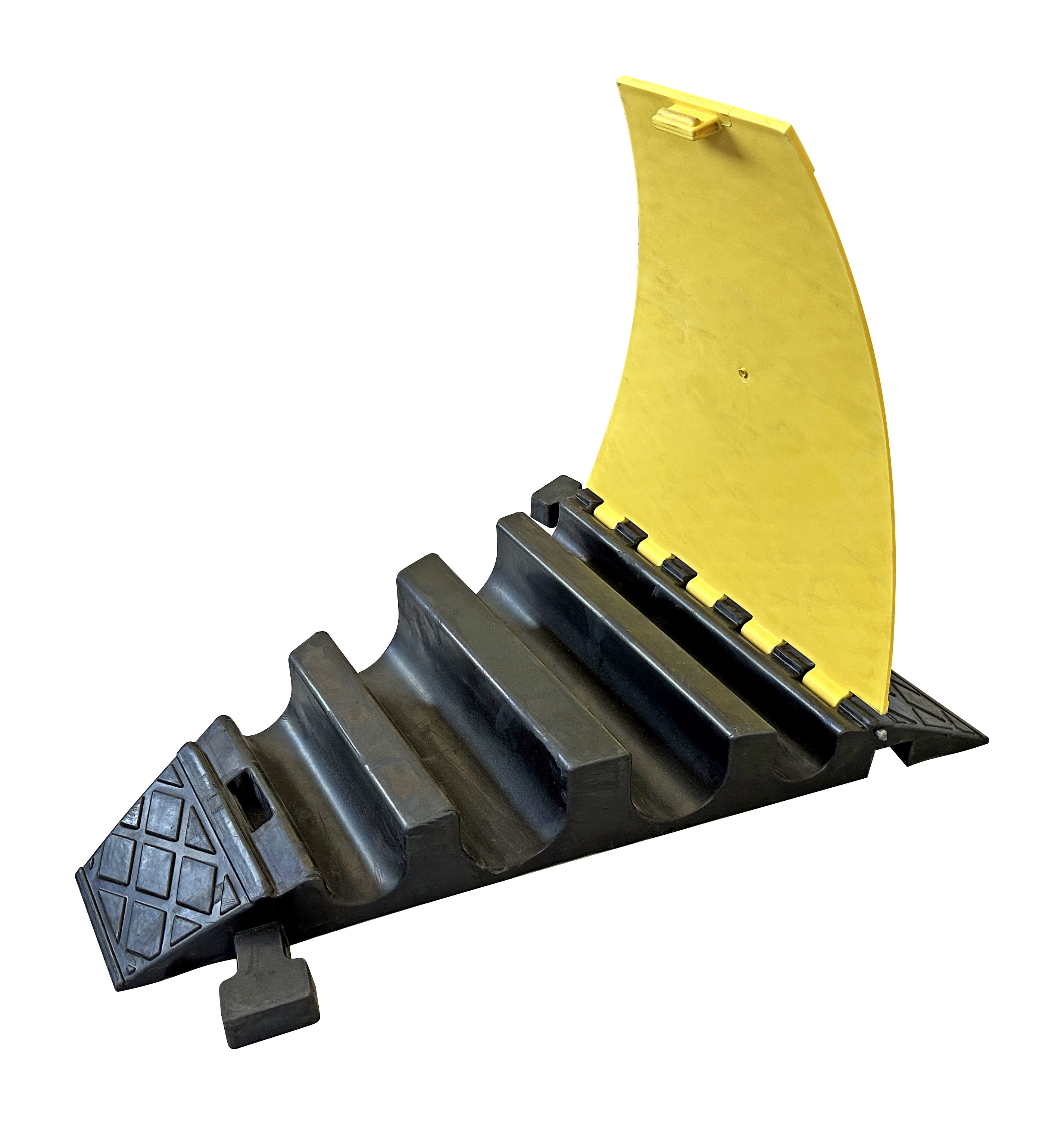 cptruck30 Viso 800 mm Black, Yellow Cable Cover in Rubber, Thermoplastic, 90 mm ID