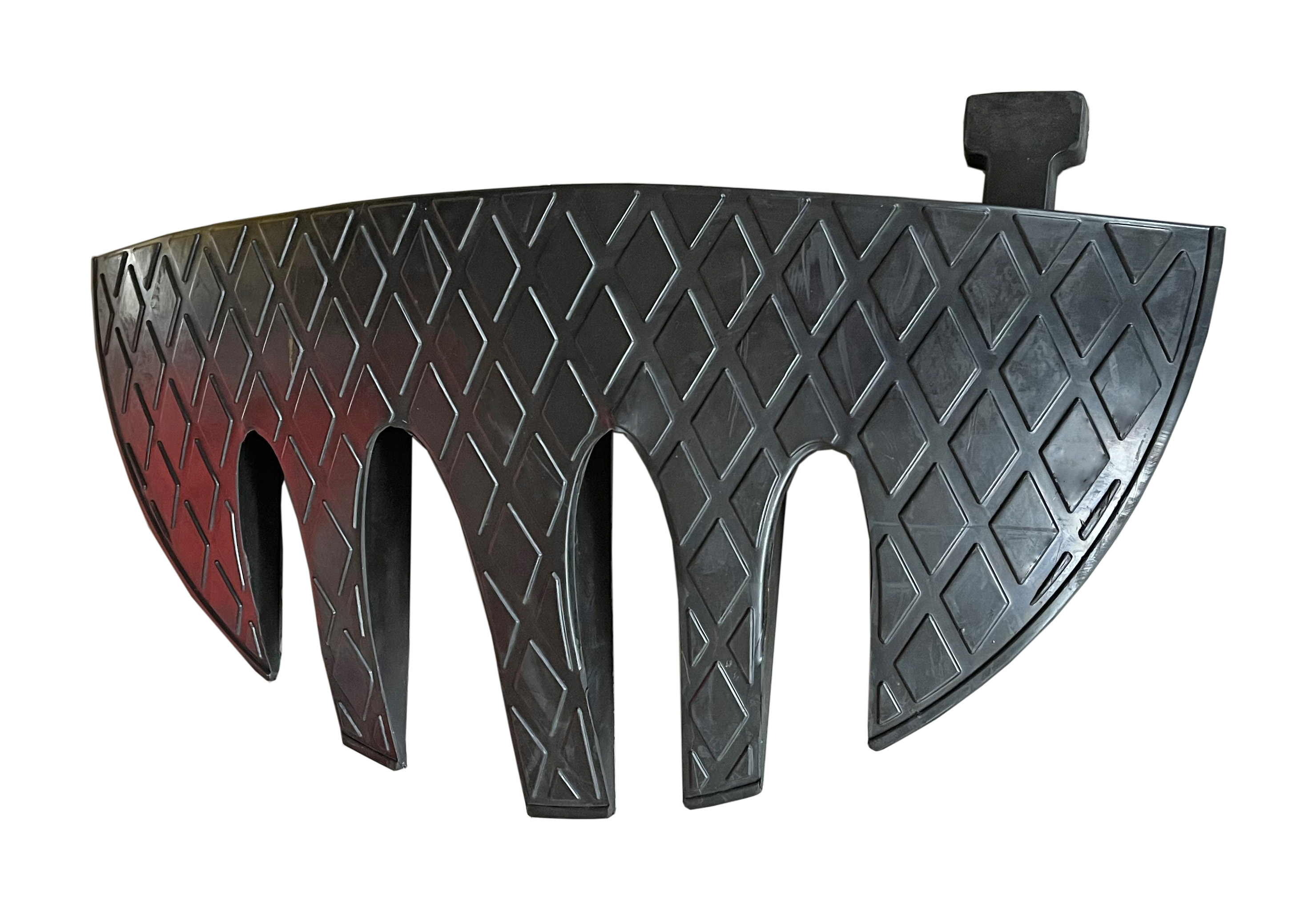 cptruckend Viso 400 mm Black Cable Cover in Rubber, 90 mm ID