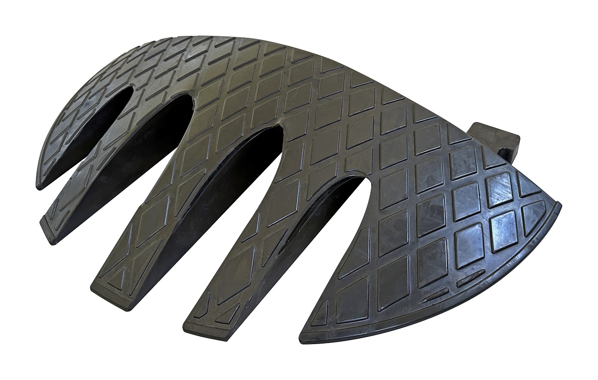 cptruckend Viso 400 mm Black Cable Cover in Rubber, 90 mm ID