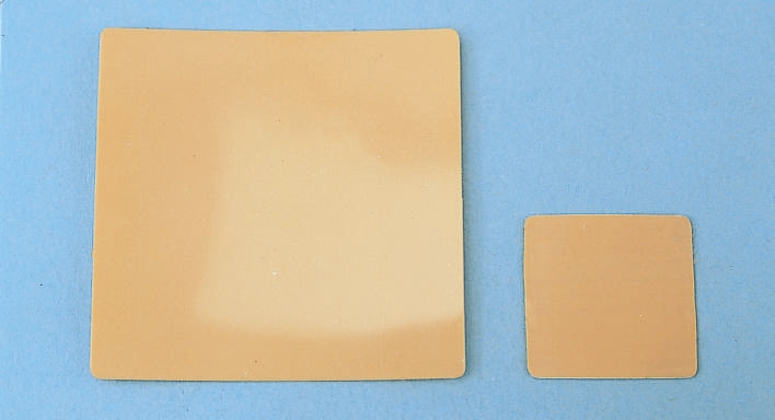 Bergquist CPU PAD Series Self-Adhesive Thermal Interface Pad, 0.13 mm Thick, 0.6 W/mK, 35 mm, 35mm, Acrylic