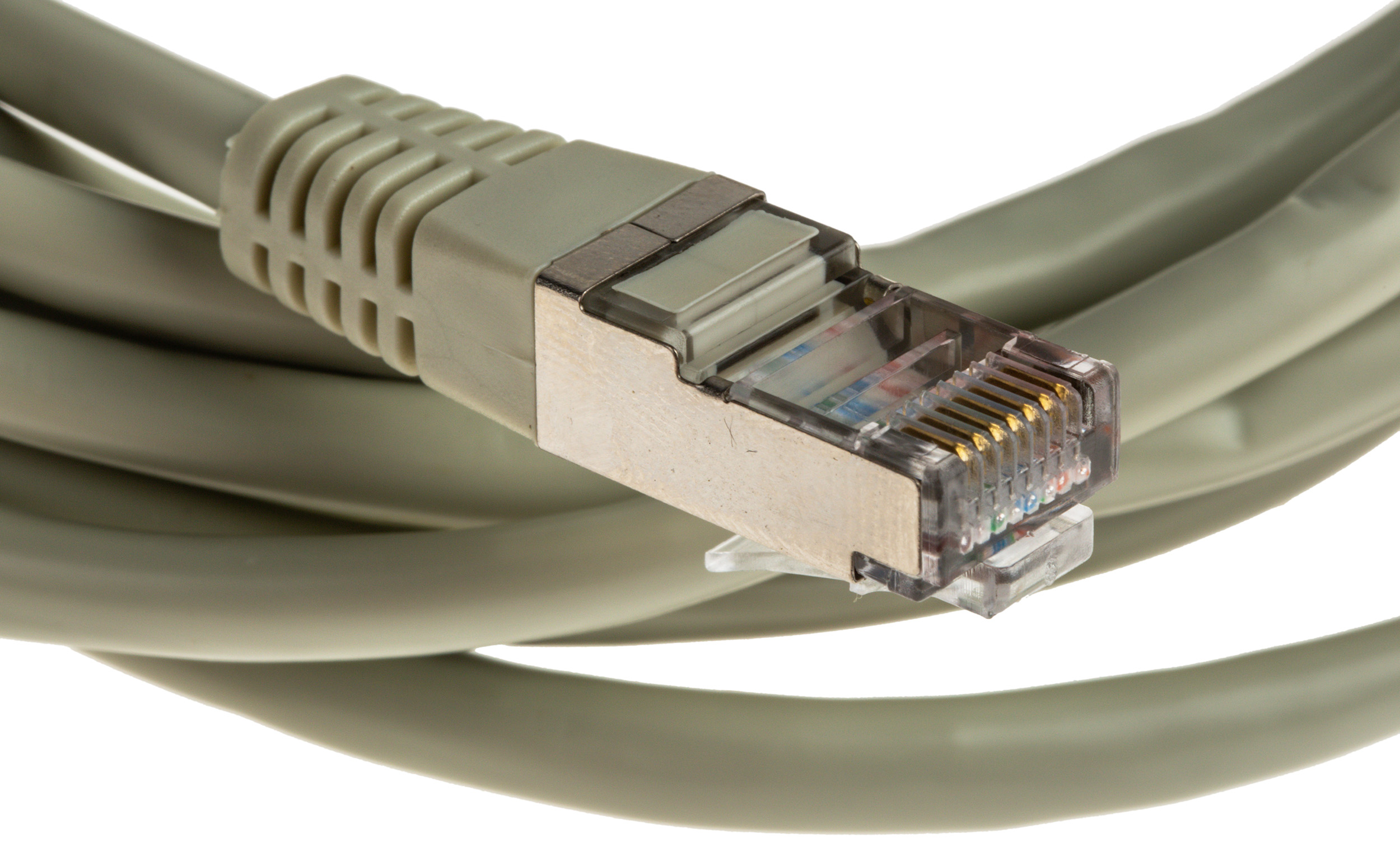 cr503b3 Decelect CR503B, 3 m Cat5 Ethernet Cable, Grey, Shielded Polyvinyl Chloride Sheath