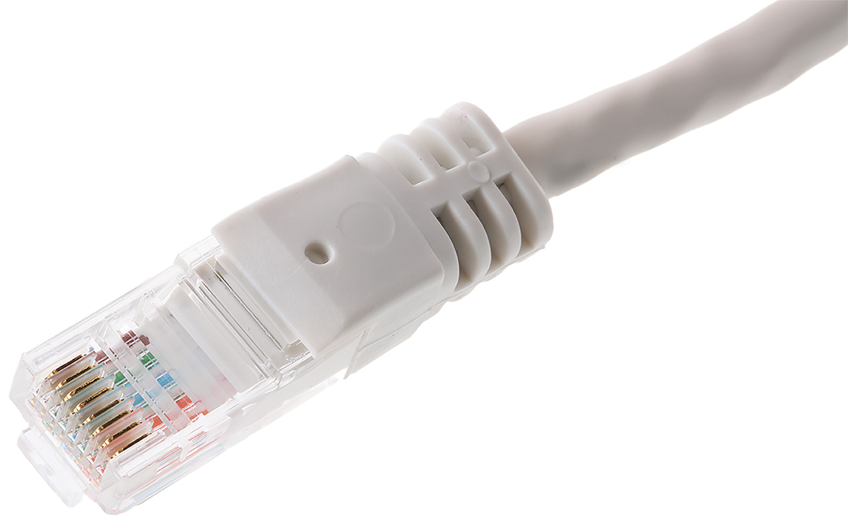 cr503nb10 Decelect, 10 m Cat5e Ethernet Cable, Grey Polyvinyl Chloride Sheath Unscreened, Unshielded