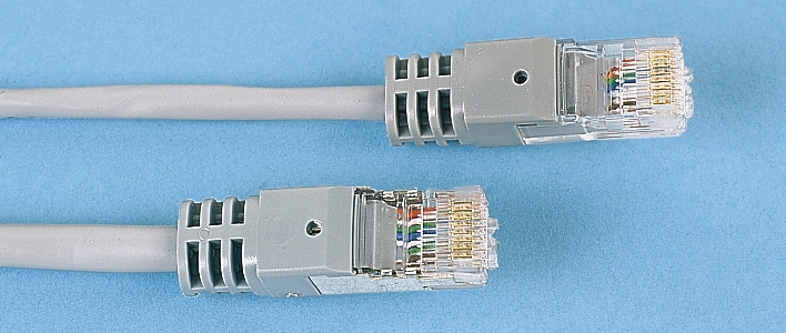 Decelect, 2 m Cat5e Ethernet Cable, Grey Polyvinyl Chloride Sheath, Unshielded