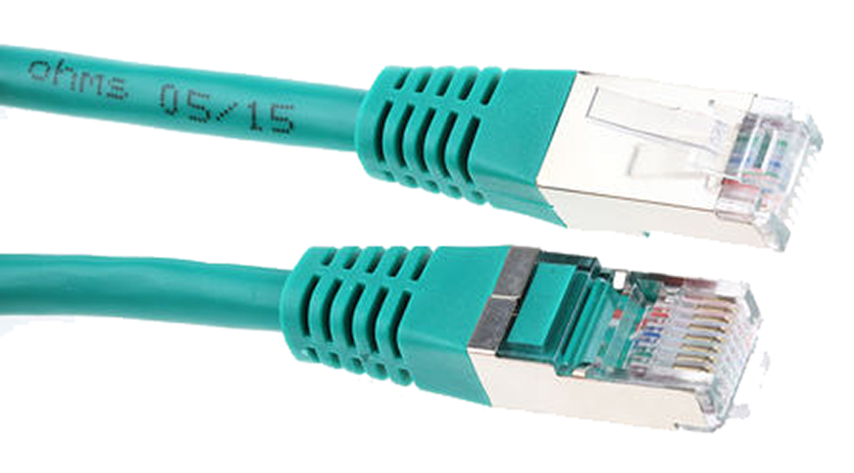 Decelect, 2 m Cat5e Ethernet Cable, Green Polyvinyl Chloride Sheath Unscreened, Unshielded