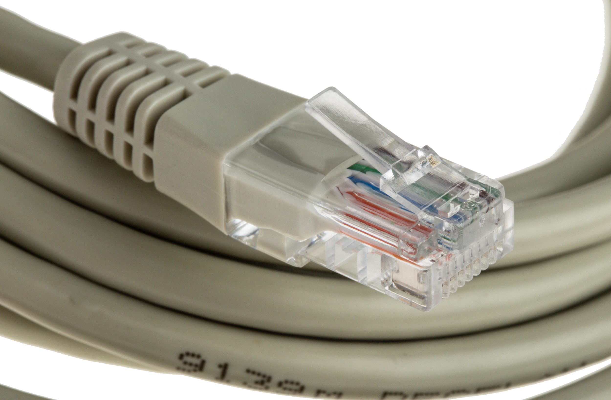 cr503nb3 Decelect, 3 m Cat5e Ethernet Cable, Grey Polyvinyl Chloride Sheath Unscreened, Unshielded