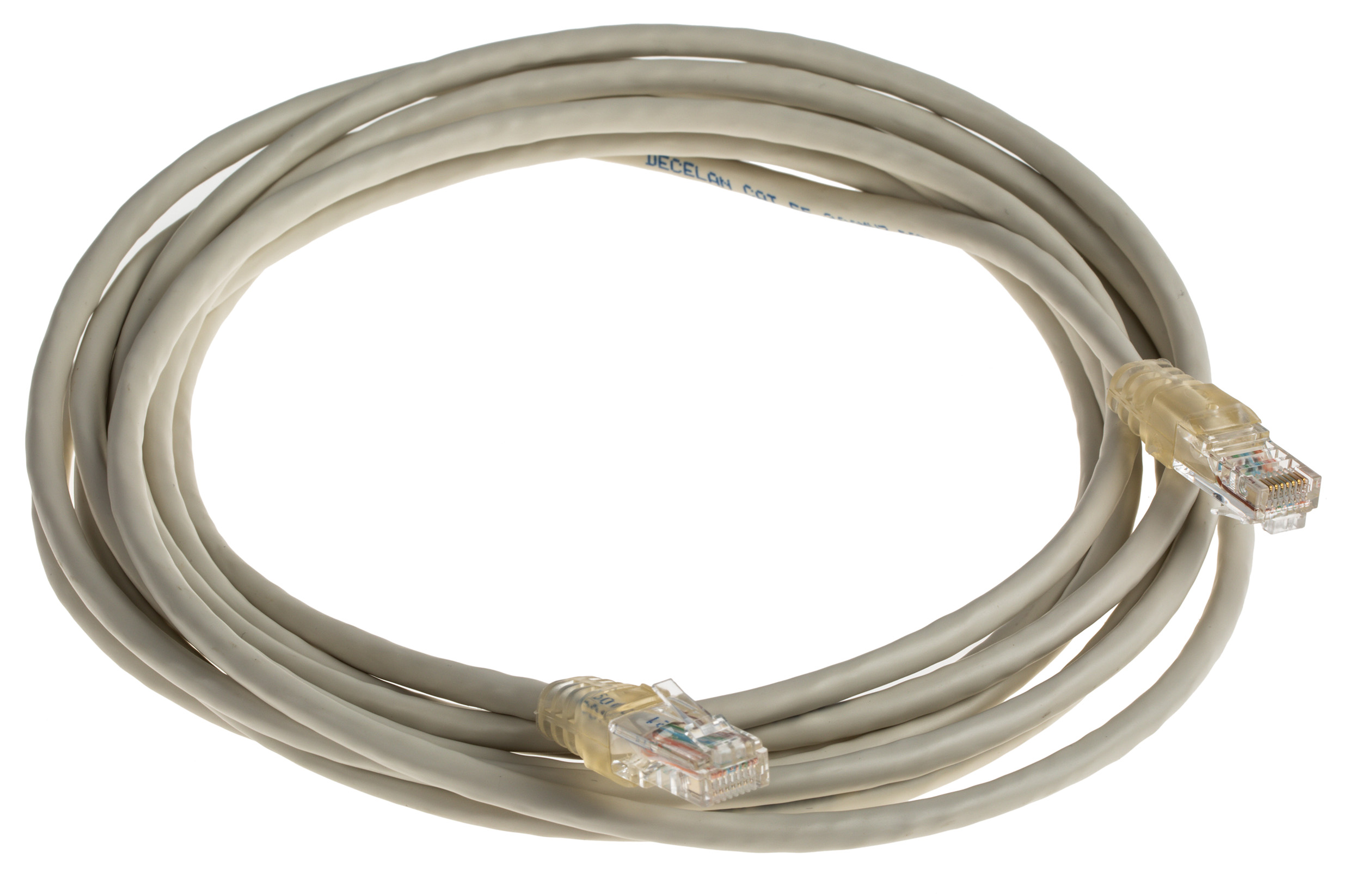 Decelect CR503B, 4 m Cat5 Ethernet Cable, Grey, F/UTP Polyvinyl Chloride Sheath