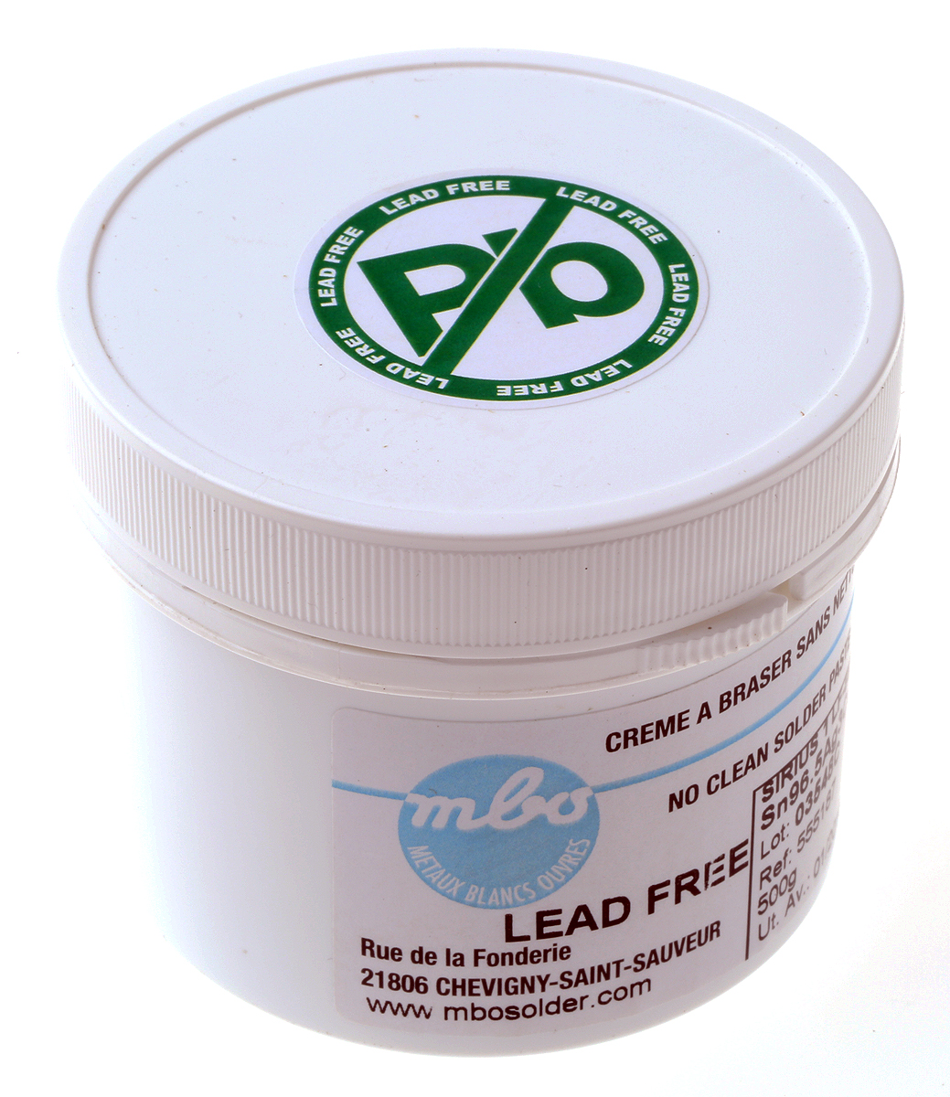 MBO Paste Lead Free Solder, 217 °C Melting Point