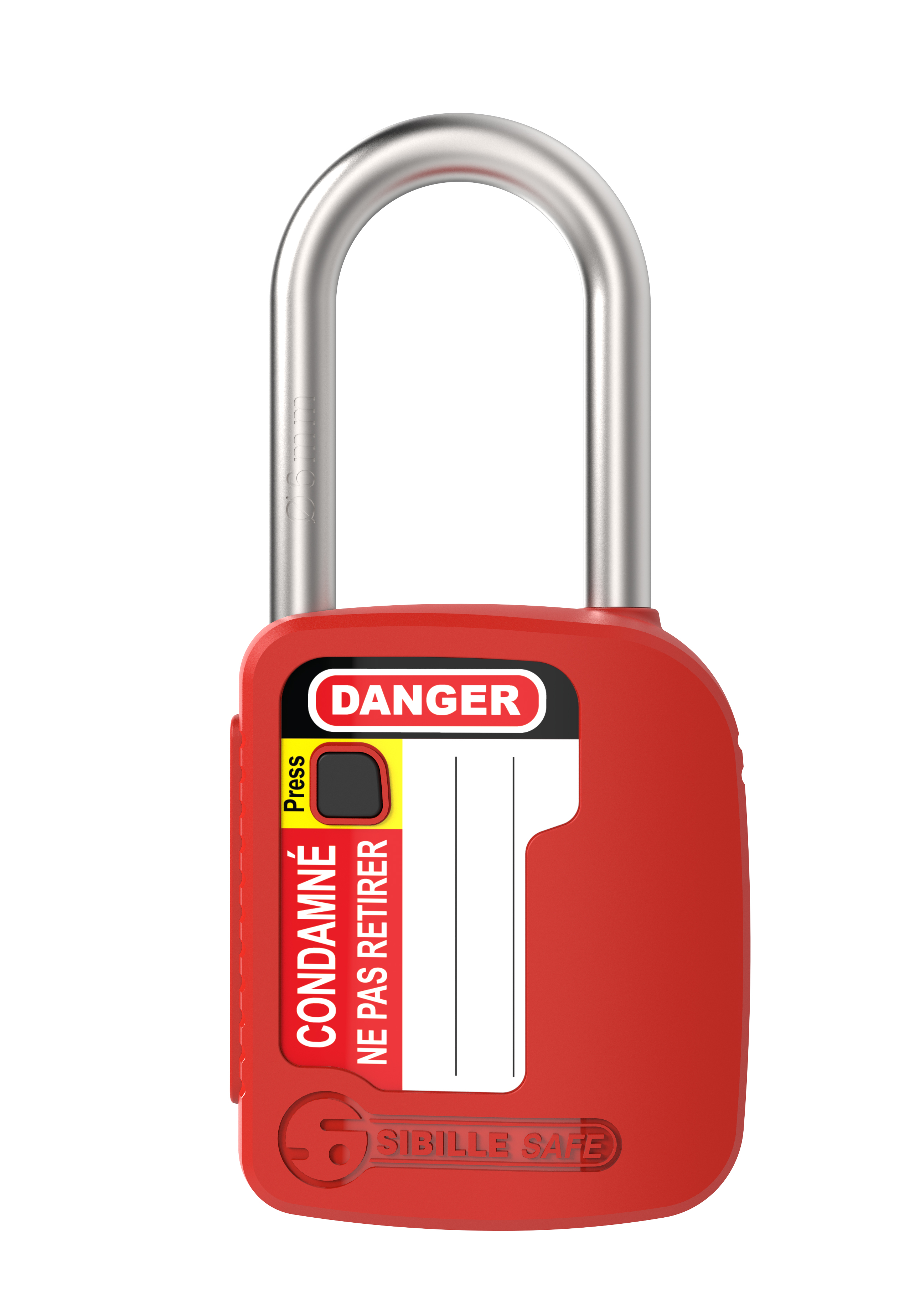 Penta Composite Body, Metal Padlock, 6 mm Shackle, 46 mm Body