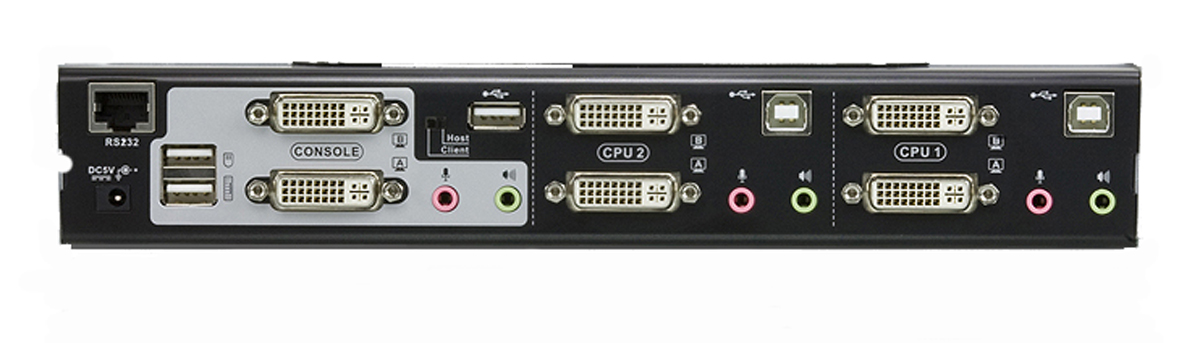 cs1642a Aten 2 Port 2 Displays USB DVI KVM Switch 3.5 mm Stereo 2560 x 1600 pixel Maximum Resolution