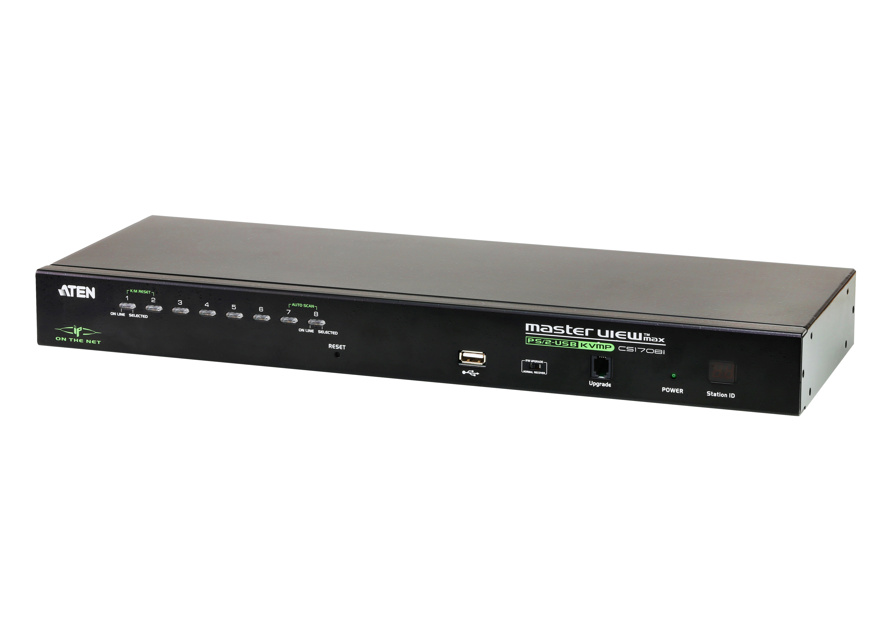 Aten 8 Port USB KVM Switch 2048 x 1536 pixel Maximum Resolution