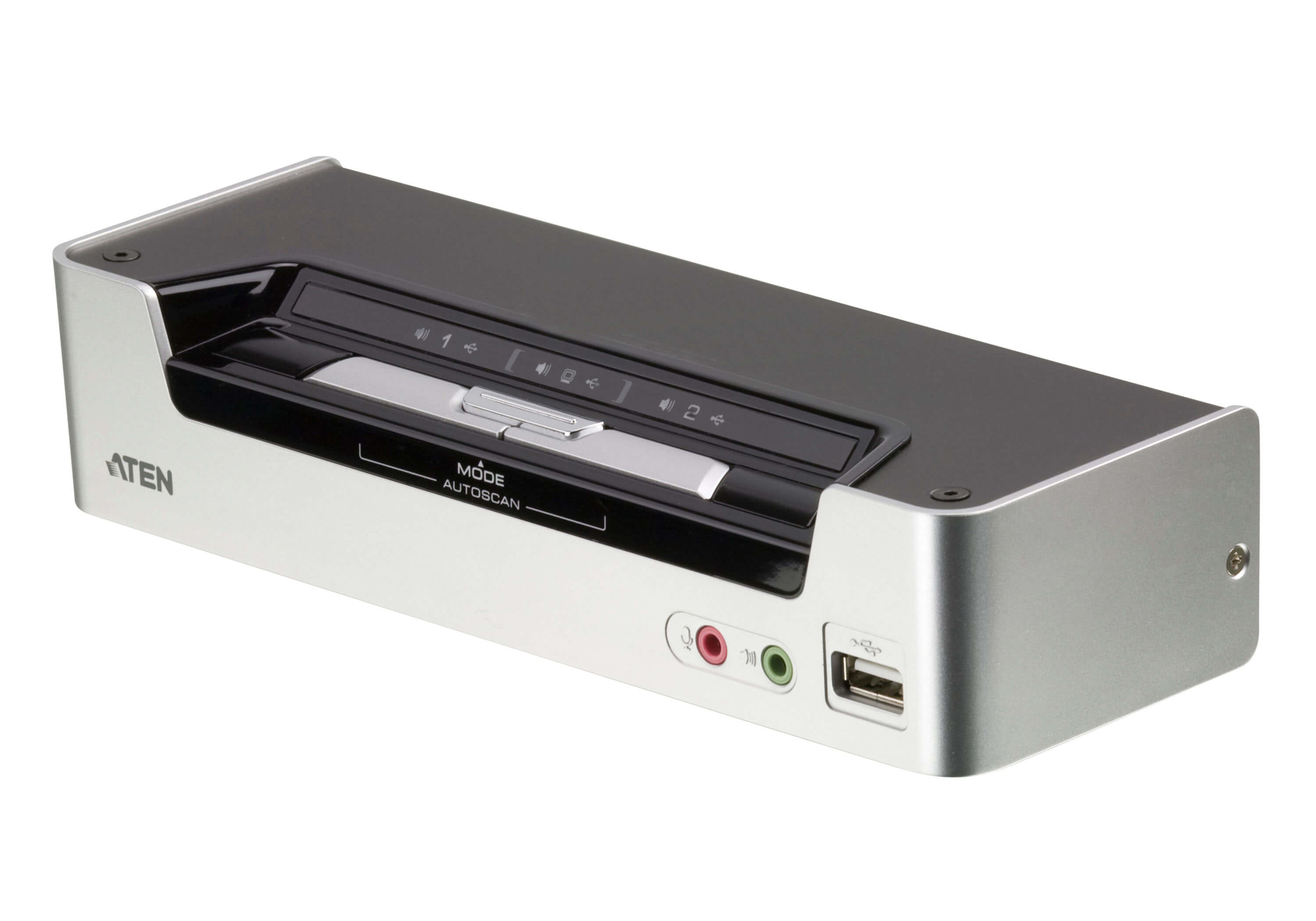 Aten 2 Port 1 Displays USB HDMI KVM Switch 3.5mm Audio Jack Female 1920 x 1080 pixel Maximum Resolution