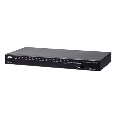 Aten 16 Port 8 Displays USB HDMI KVM Switch 3.5mm Audio Jack Female 4096 x 2160 pixel Maximum Resolution