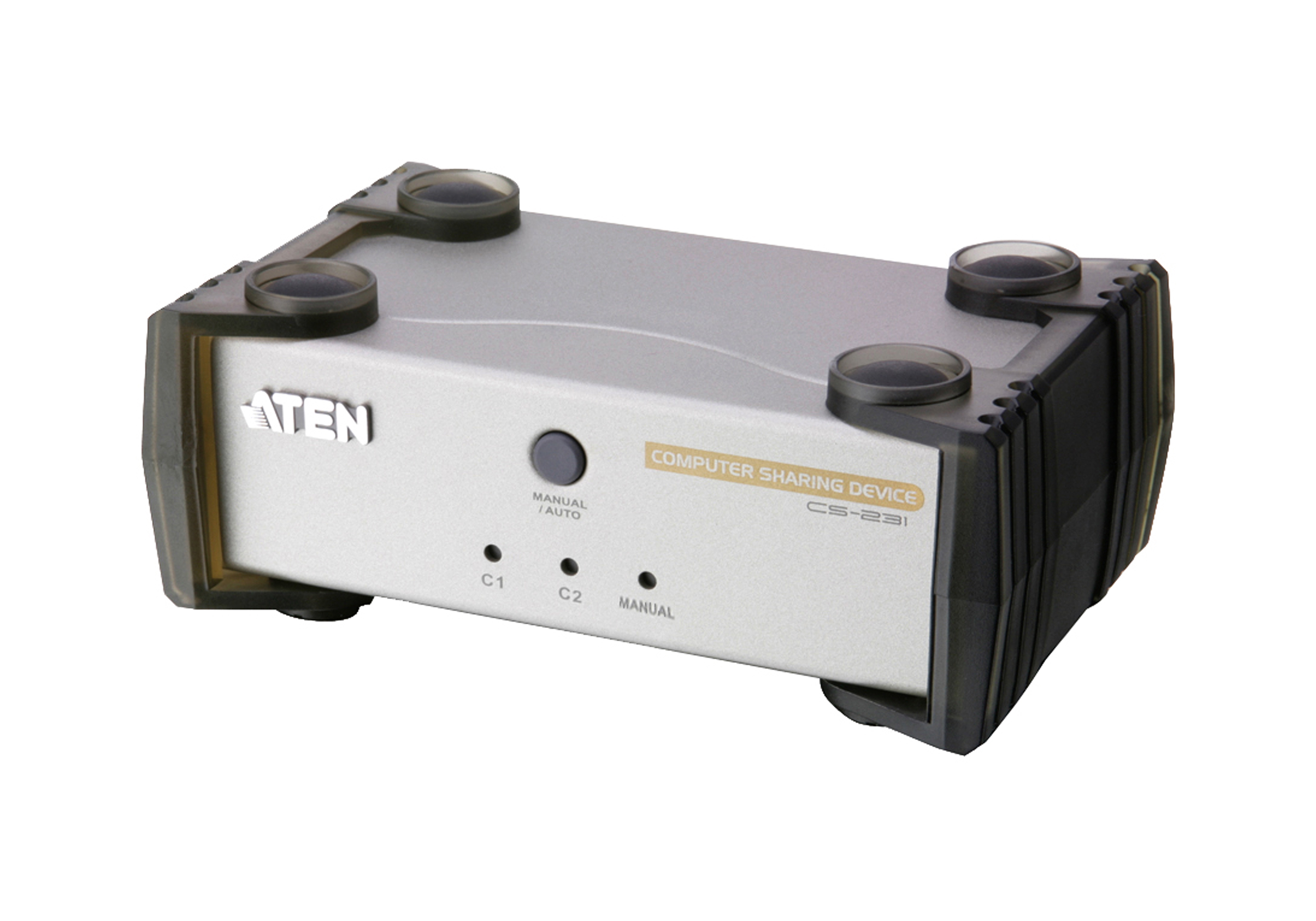 Aten 2 Port USB VGA KVM Switch 1920 x 1440 pixel Maximum Resolution