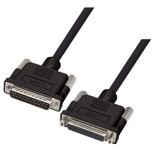 L-Com Female D-Sub 25-Pin to Male Cable Assembly, 5 ft Polyvinyl Chloride, CS2NB25MF Series