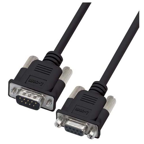 L-Com Female D-Sub 9-Pin to Male D-Sub 9-Pin Cable Assembly, 5 ft Polyvinyl Chloride, CS2NB9MF Series