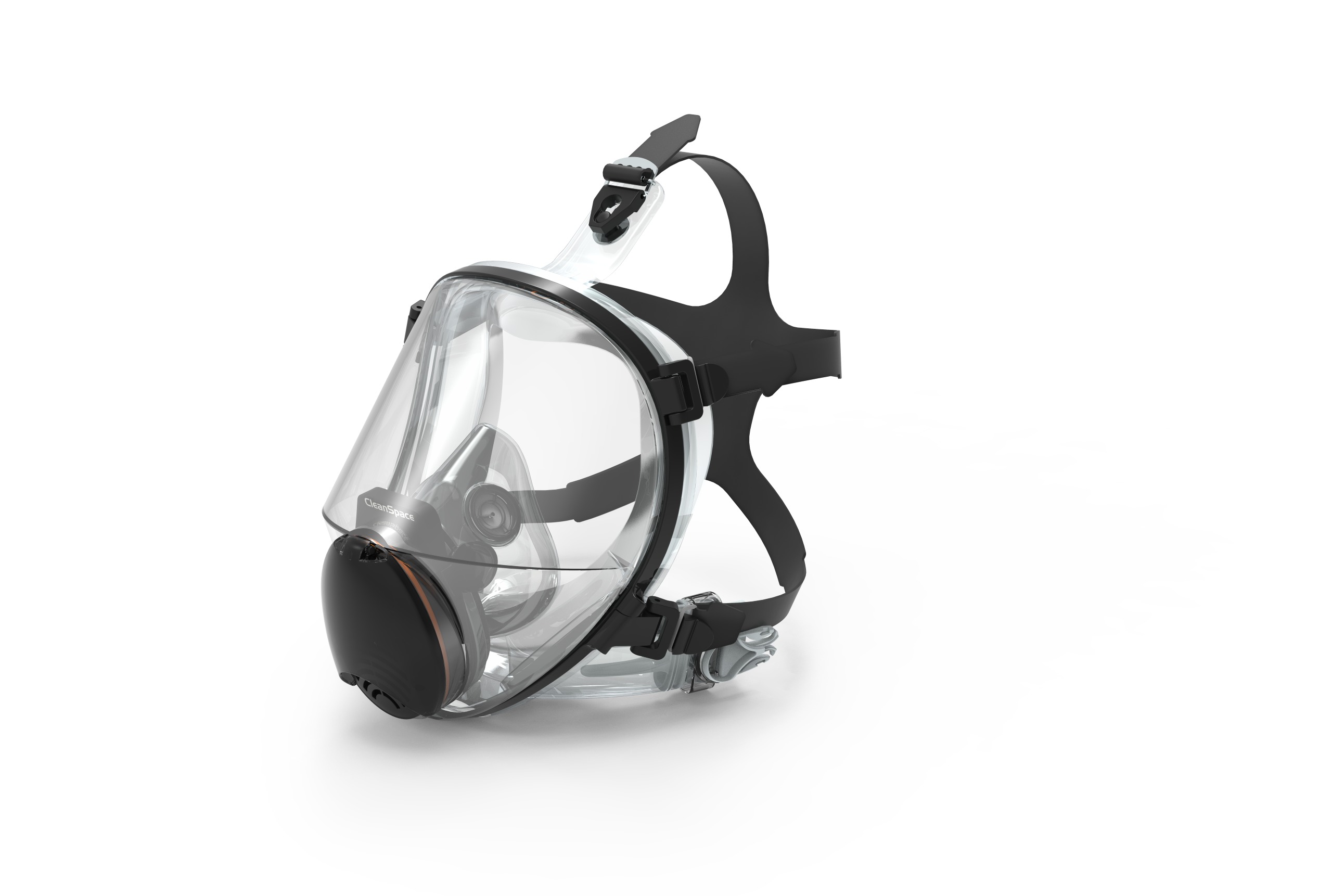 Cleanspace CS Series Full Mask Respirator Mask, Size M/L Hypoallergenic
