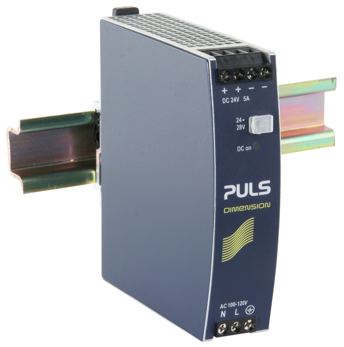 PULS CS5 DIN Rail DIN Rail Power Supply 120V ac AC Input 24V, 5 A Output DC 120 W