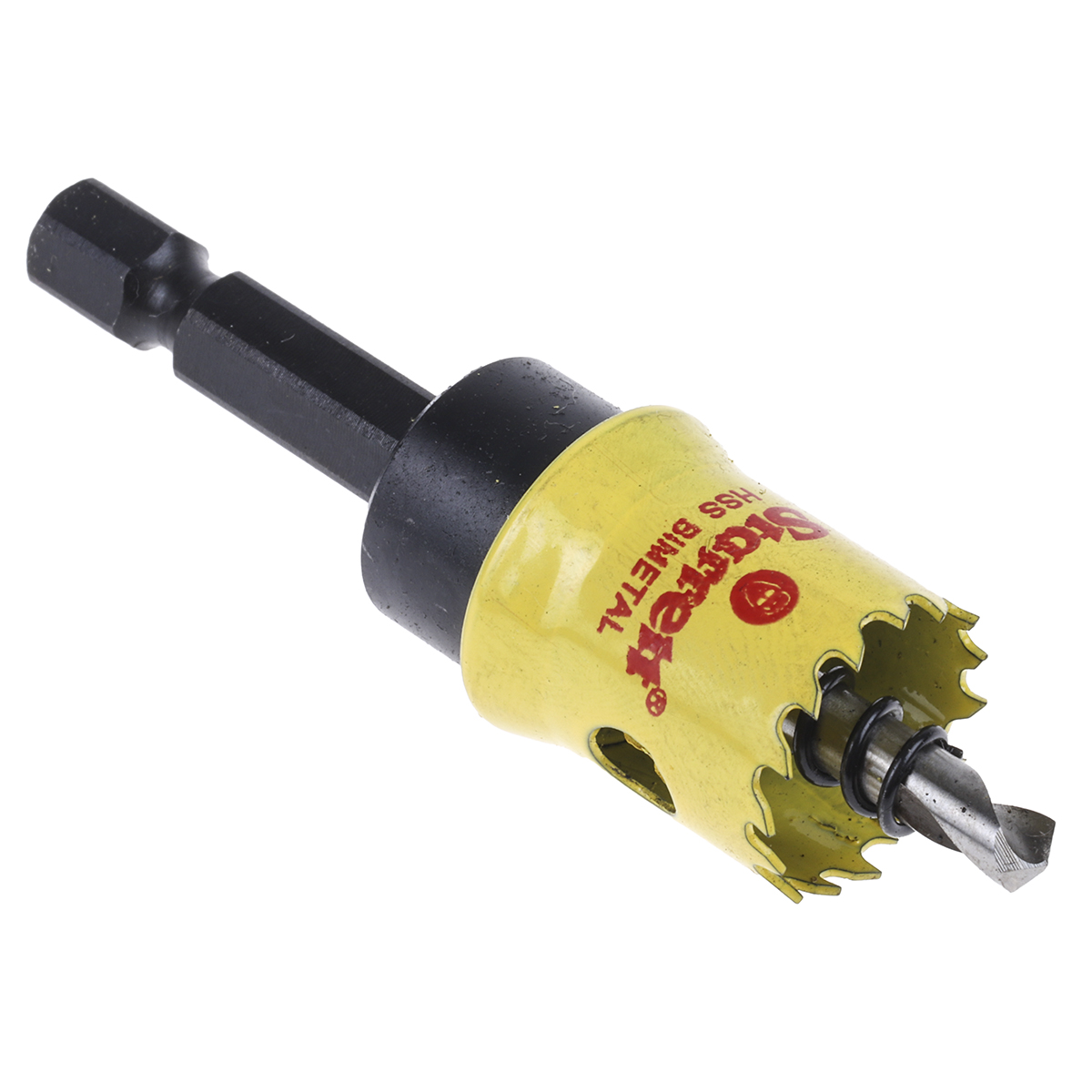 Starrett 16 mm Diameter High Speed Steel Drill Bit for Mild Steel Sheet, Plastic, Wood, Stainless Steel, with6.35mm