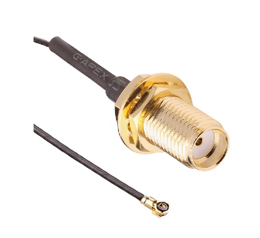Linx CSJ-SGFB Series Coaxial Cable Plug to MHF4, 200 mm 50 Ω