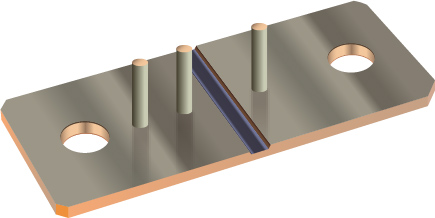 Bourns Plate Shunt, 1 kA Max 50mV, 5 % Accuracy