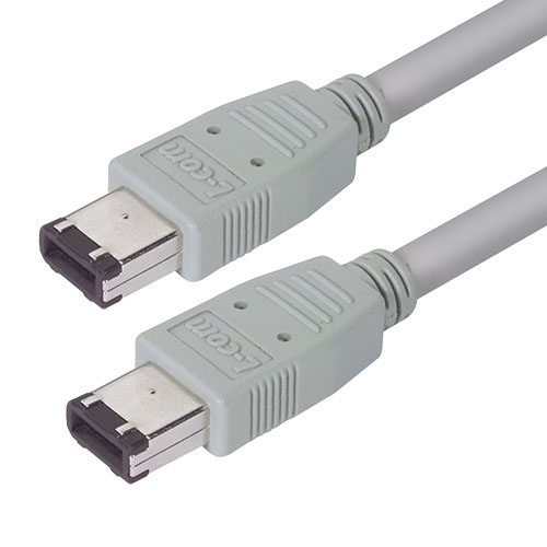L-Com 6 Pin Header to Firewire Cable, Grey, 500 mm