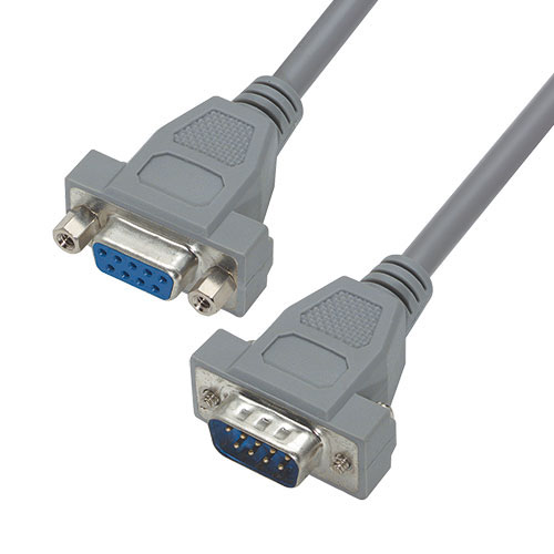L-Com Female D-Sub 9-Pin to Male D-Sub Cable Assembly, 10 ft Polyvinyl Chloride