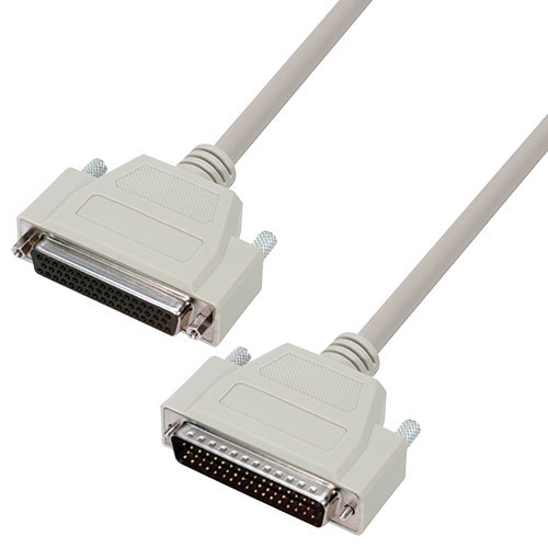 L-Com Male D-Sub 15-Pin to Female D-Sub Cable Assembly, 10 ft Polyvinyl Chloride, DB50 Series