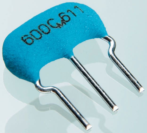 Murata CSTLS6M00G53B0 Ceramic Resonator, 6 MHz Shear 15 pF, 3-Pin Bulk 6 mm 3mm, 8 mm