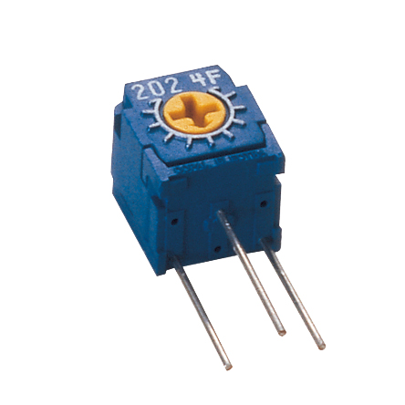 5 kΩ, Through Hole Trimmer Potentiometer, Solder Pin 0.5 W Side Adjust Nidec Components, CT6