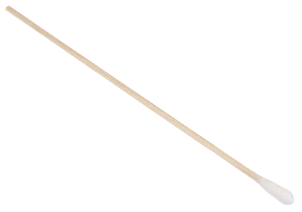 Chemtronics Cotton Cotton Bud, Wood Handle,For use with Flux Removal, Machinery, Length 152 mm 100 Per Pack