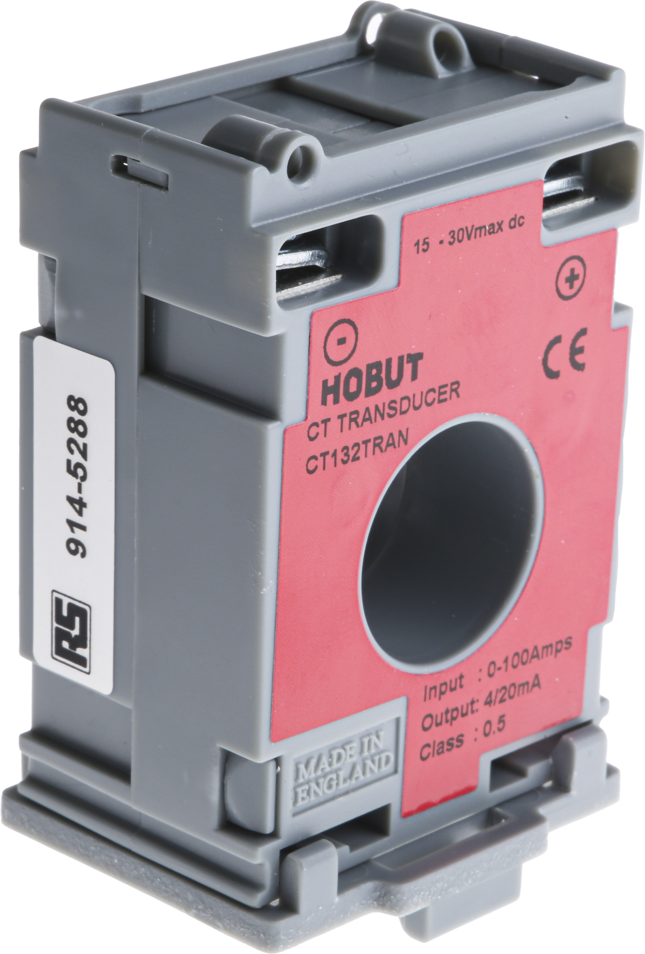 HOBUT CT132TRAN Series Current Transformer 100 A 15V, 30 V 21 mm Bore