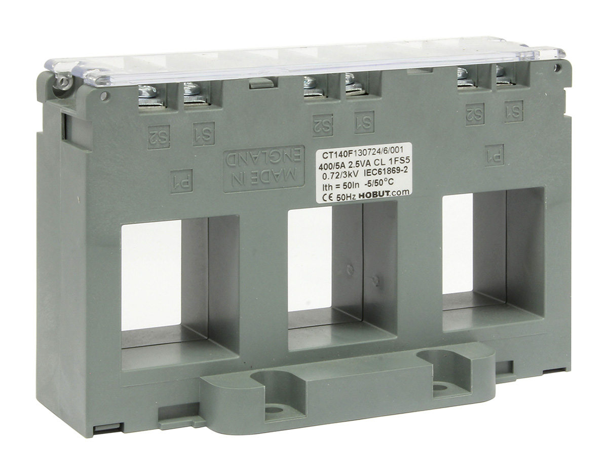HOBUT CT140 Series Current Transformer 630 A 50:1 to 126:1 2.5 VA 31 mm Bore