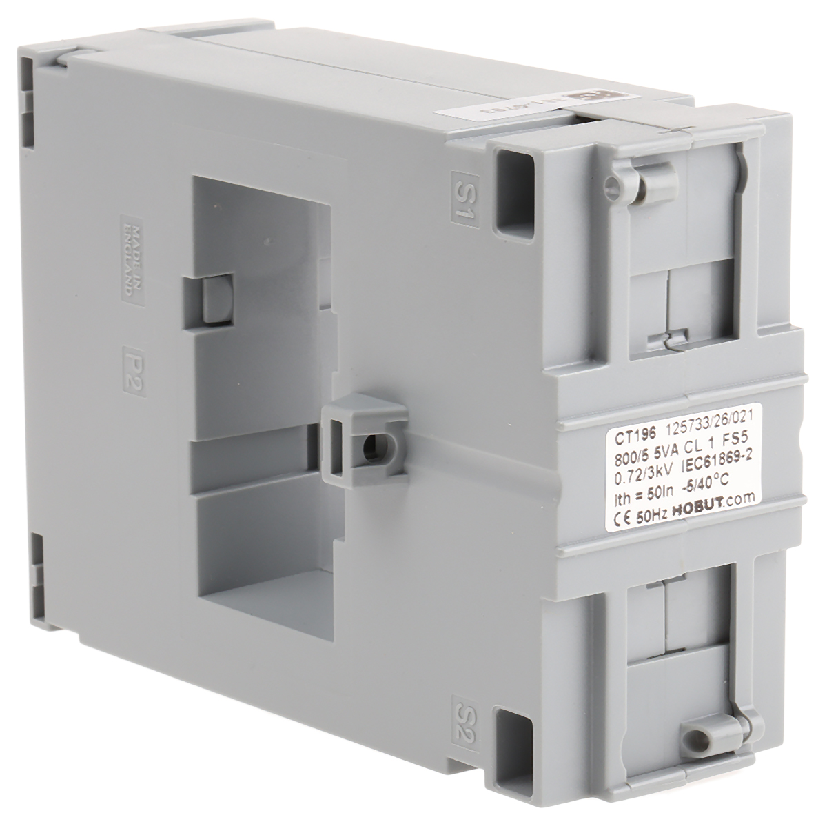 ct196m8005-51 HOBUT CT196 Series Current Transformer 800 A 45 mm Bore