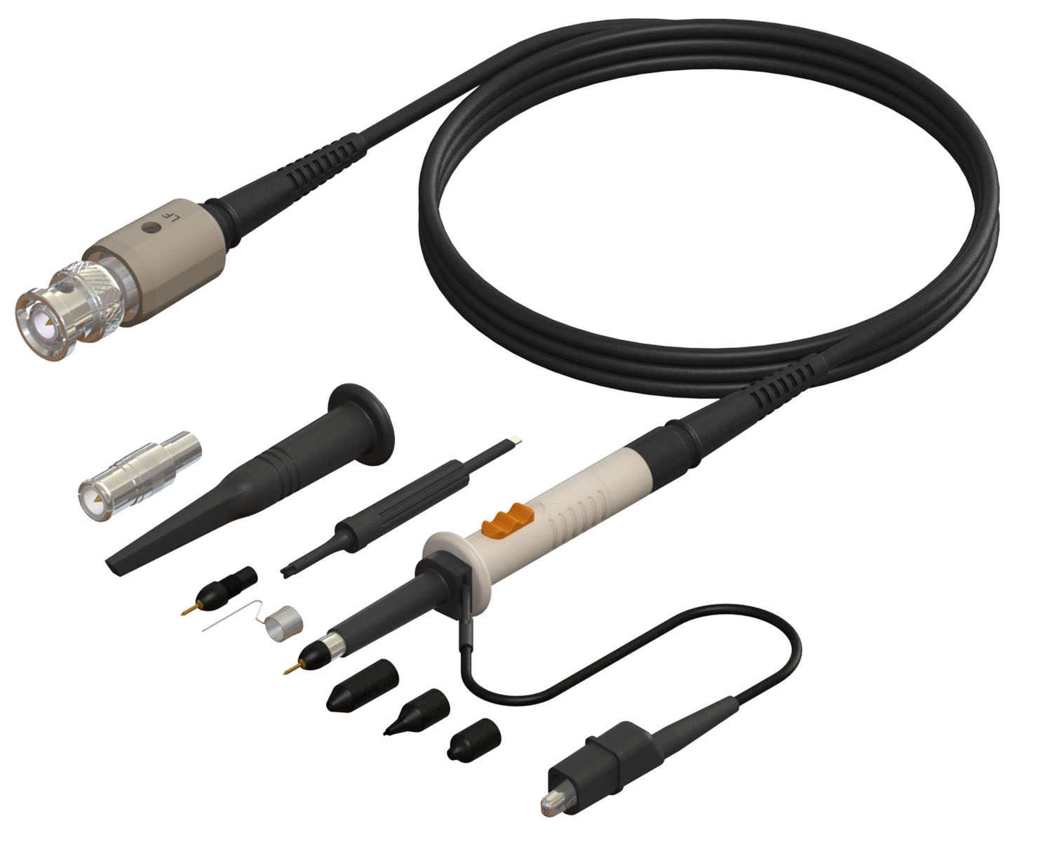 CALTEST CT Series Oscilloscope Probe, Passive Type, 350 MHz, Probe Connector