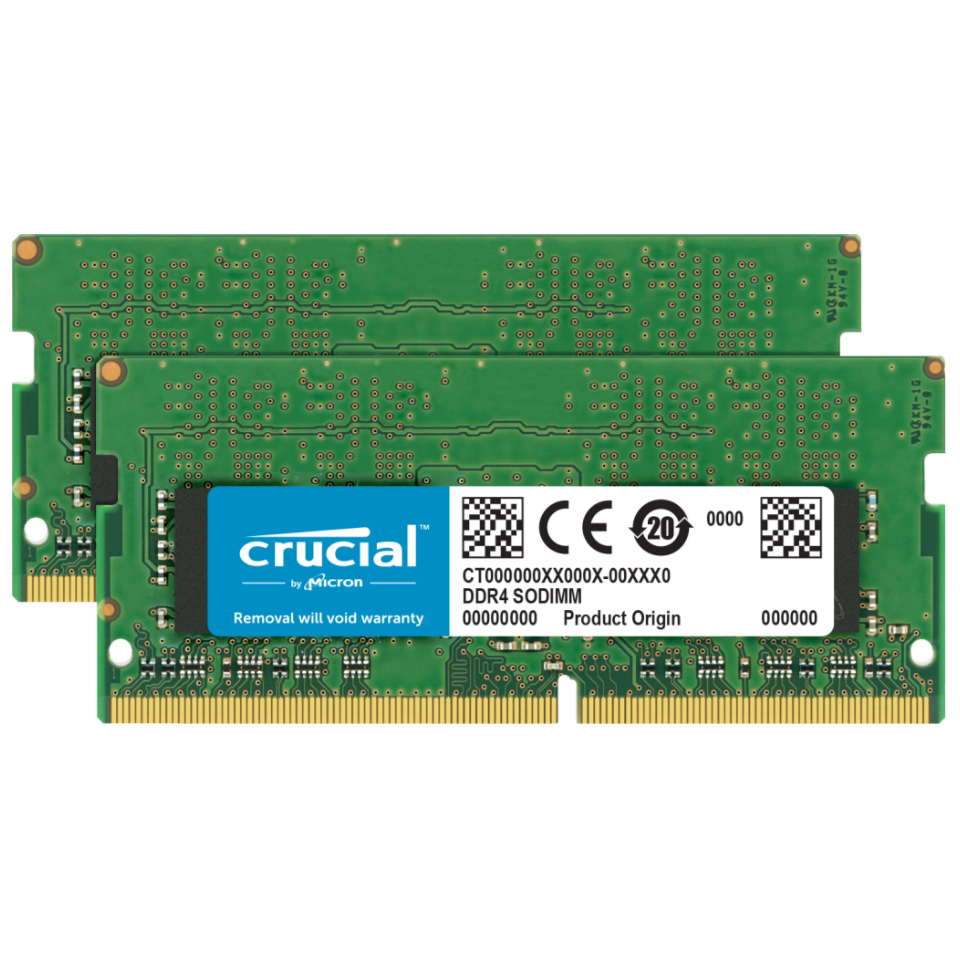 Crucial DDR4 Laptop RAM 3200 MHz, SODIMM, 1.2V