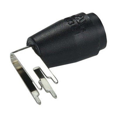 CALTEST Test Pin, Black, 25A, Nickel Plated  Plated Contact, Female