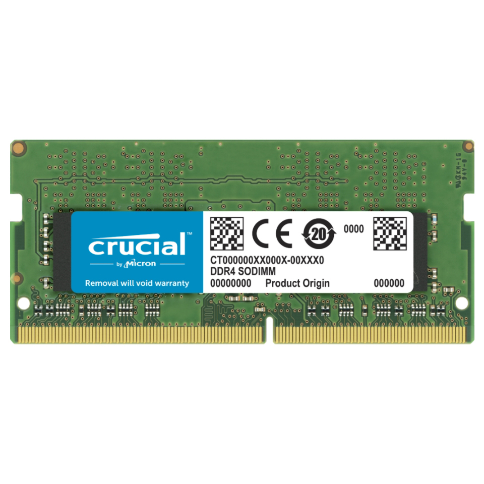 Crucial DDR4 Laptop RAM 3200 MHz, SODIMM, 1.2V