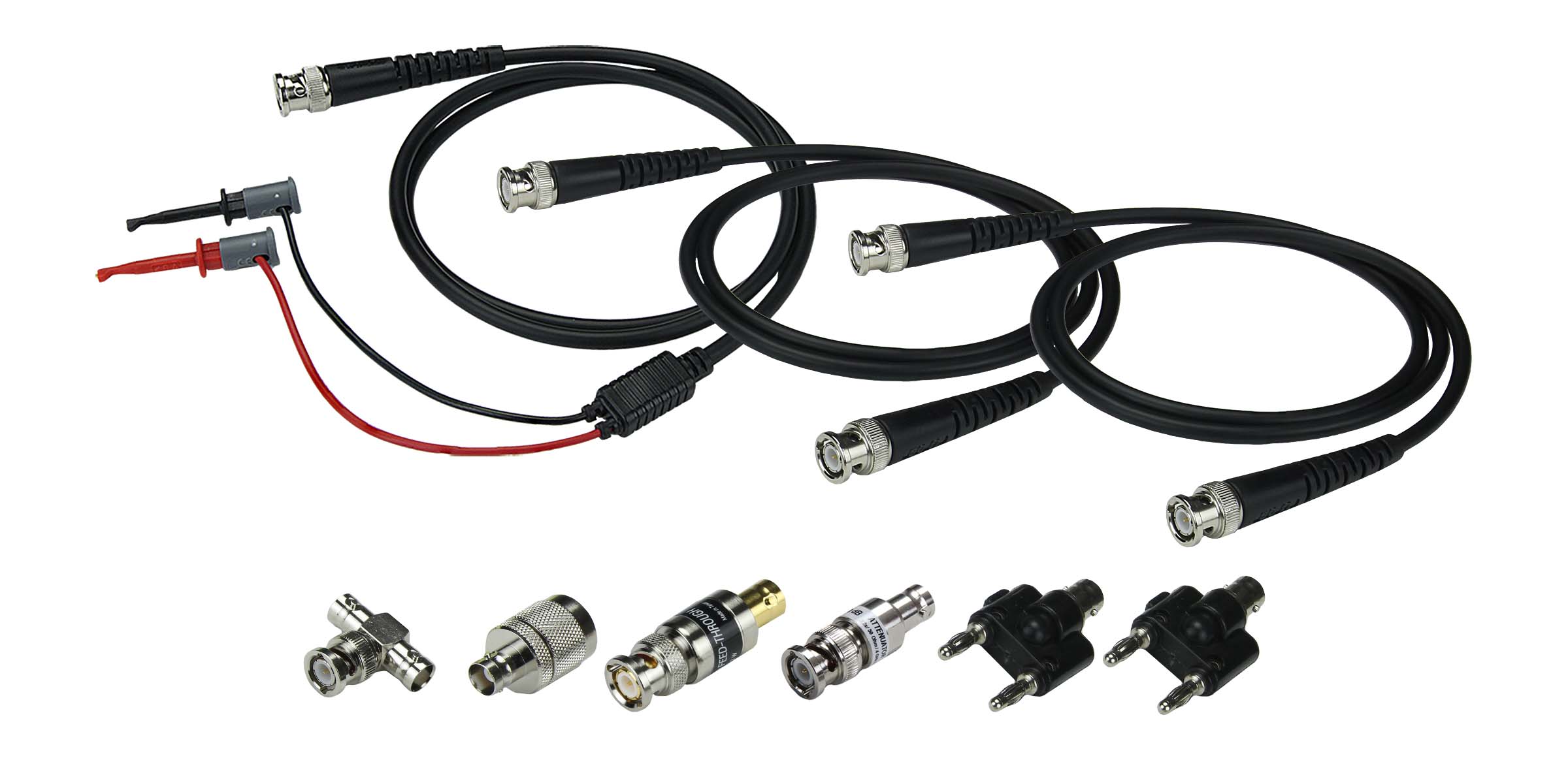 CALTEST Test Lead & Connector Kit for use with Generator With 2x BNC Adapter