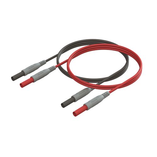 CALTEST Test Lead 10A, Black, Red, 200 cm Lead Length