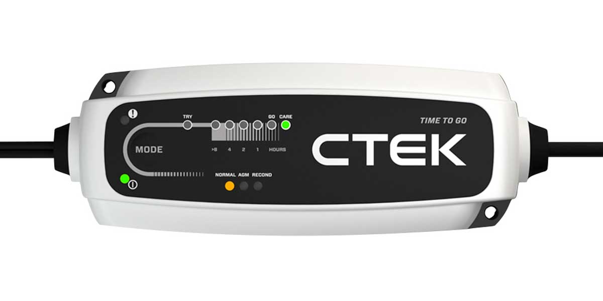 CTEK CT5 TIME TO GO CT5 TIME TO GO Battery Charger For 14.55V, Lead Acid 5 A, 12 V with EU plug Automotive