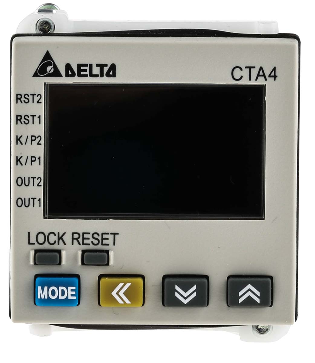 Delta Electronics Timer, Counter, Counter, 6 Digit LCD, 10 kHz 250V