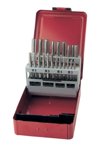 SAM 21-Piece Tap & Drill Set, M3 - M13 Taps, M3 -