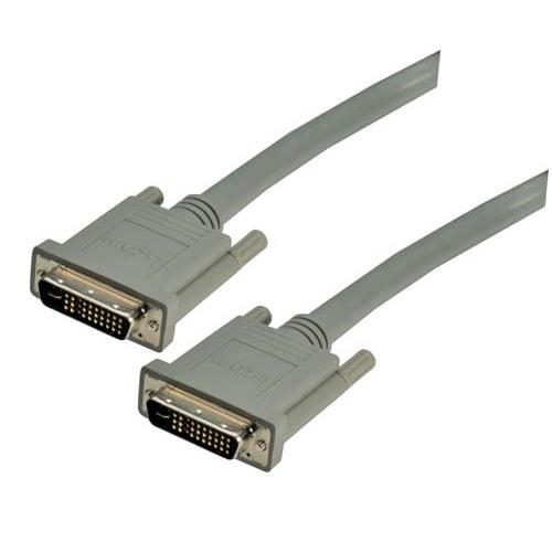 L-Com Male EVC to Male EVC SVGA Cable, 50 ft Grey