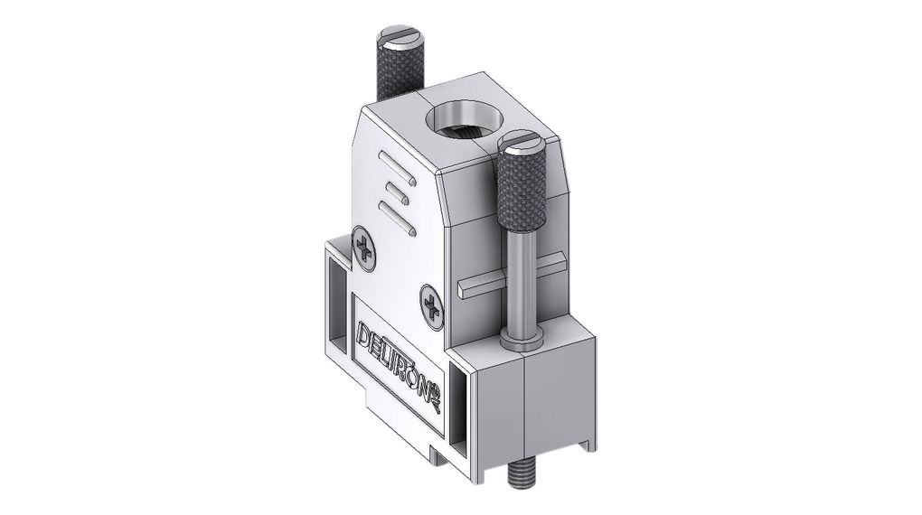 Deltron Connectors Thermoplastic Straight D-Sub Backshell Strain Relief