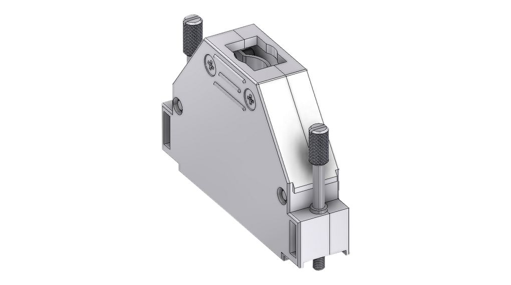Deltron Connectors Thermoplastic D-Sub Backshell Strain Relief